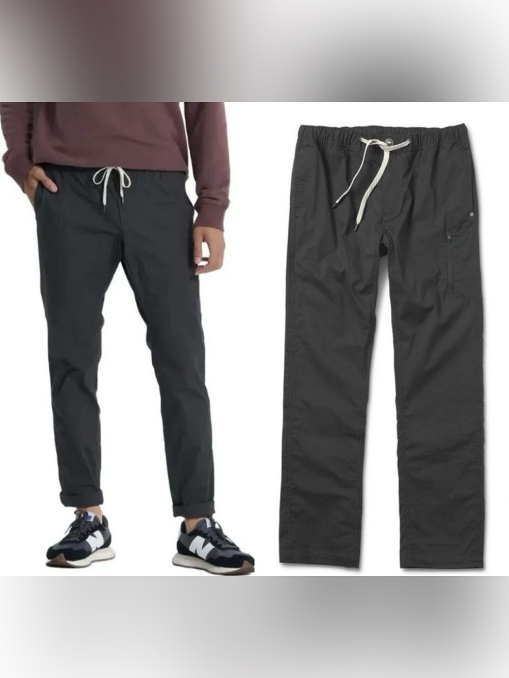 Vuori men’s Ripstop charcoal Gray Climber Performance Lightweight